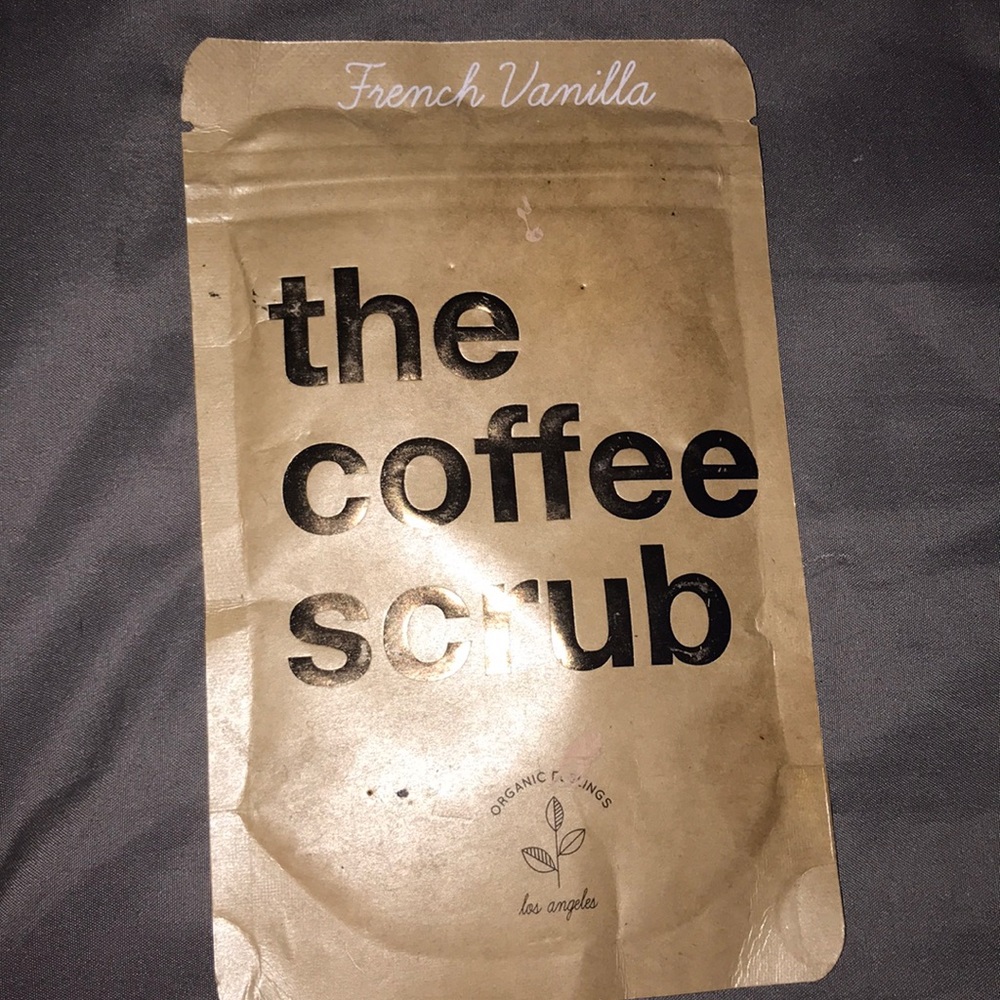 the coffee scrub french vanilla